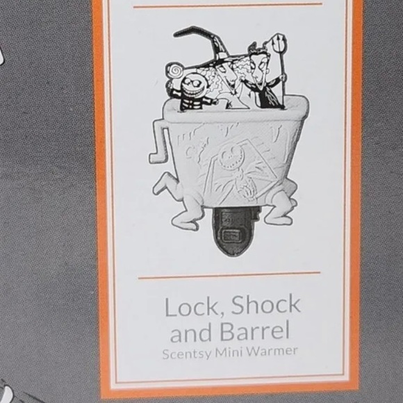 Scentsy • NEW• The Nightmare Before Christmas Lock Shock And Barrel Mini Warmer - Picture 6 of 8